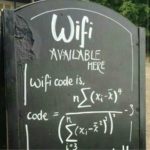 Free Wifi for Maths students only! :-)