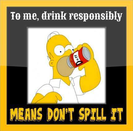 Drink responsibly!