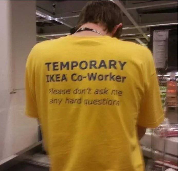 Bit cruel, eh IKEA? 😀