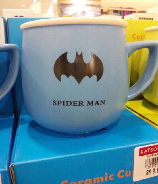 Batman! Spiderman! All the same no? 😀