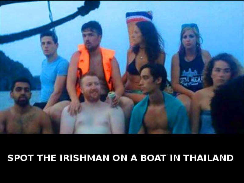 Can anyone spot the Irishman? 😀