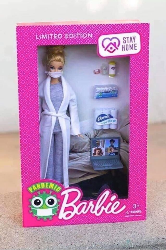 Pandemic Barbie launches in America! 😀