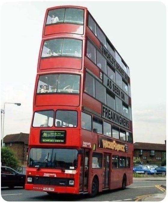London launches new Social Distancing Buses! 😀