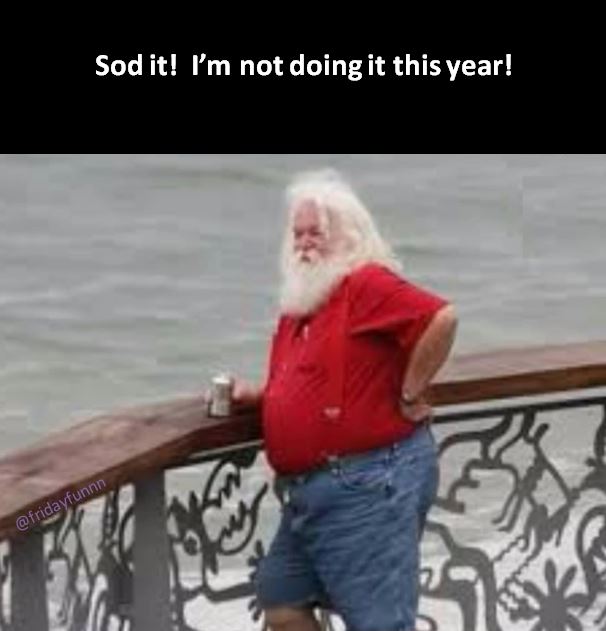 BREAKING NEWS: Santa resigns! 😀