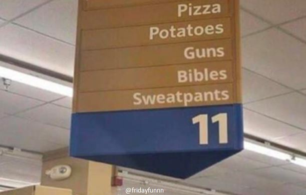 How handy! Everything you need for Lockdown 2 in one aisle! 😎
