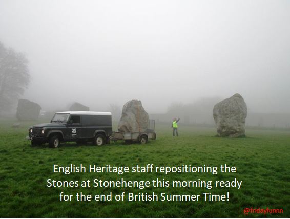 A shout out to the dedicated English Heritage staff! 😀