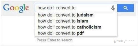 PDF becomes the 4th most popular religion! 😀