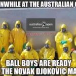 Whatever happens ... the ball boys are ready! 🙂