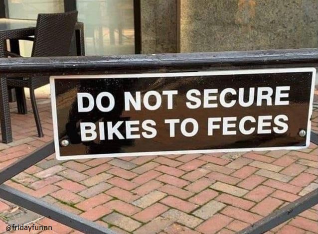 Think they meant Faeces or Fences? Not sure! 😏