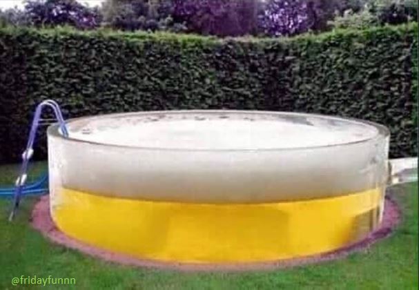 Carlsberg don't do swimming pools. But if they did ... 🙂