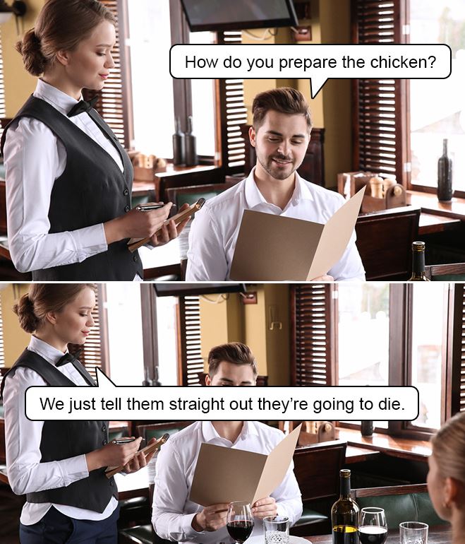 Poor old Chicken! 🙄