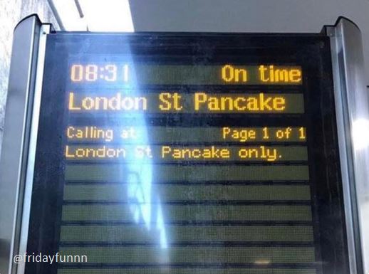How was your Pancake Day? Was fun in London! 😀