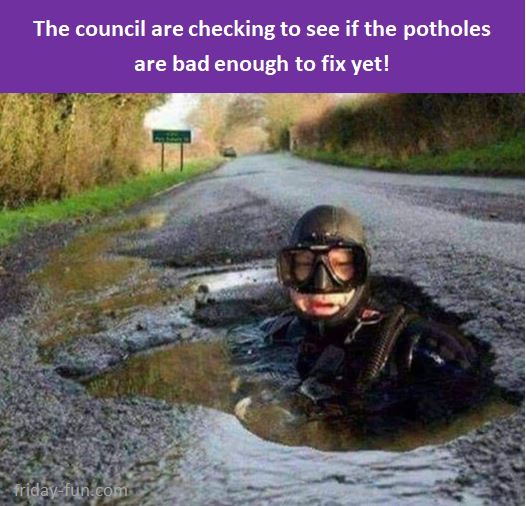 It's Pothole Season in the UK! 🚗