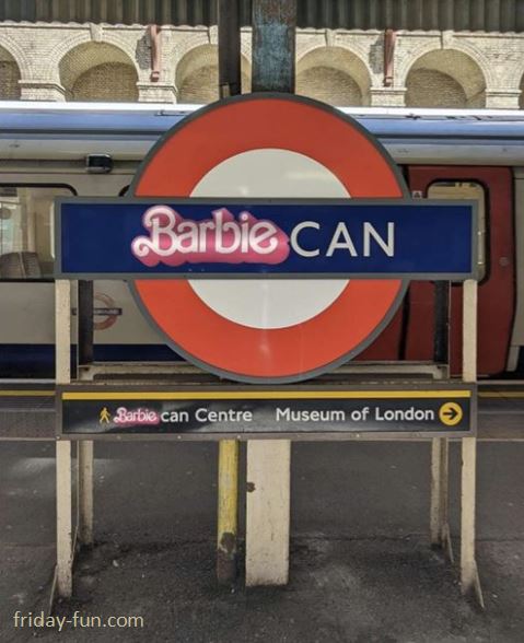 TfL join in on the new Barbie Movie launch! 😀